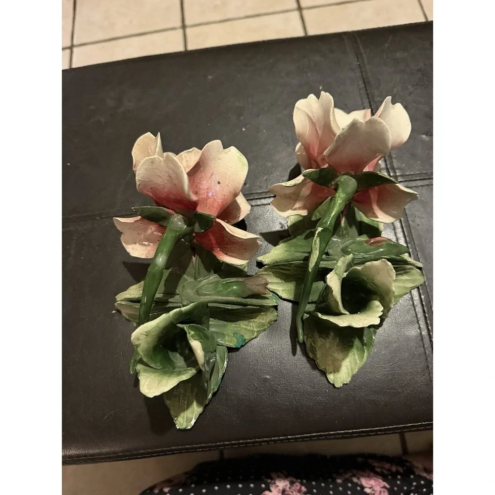 Capodimonte vintage pair